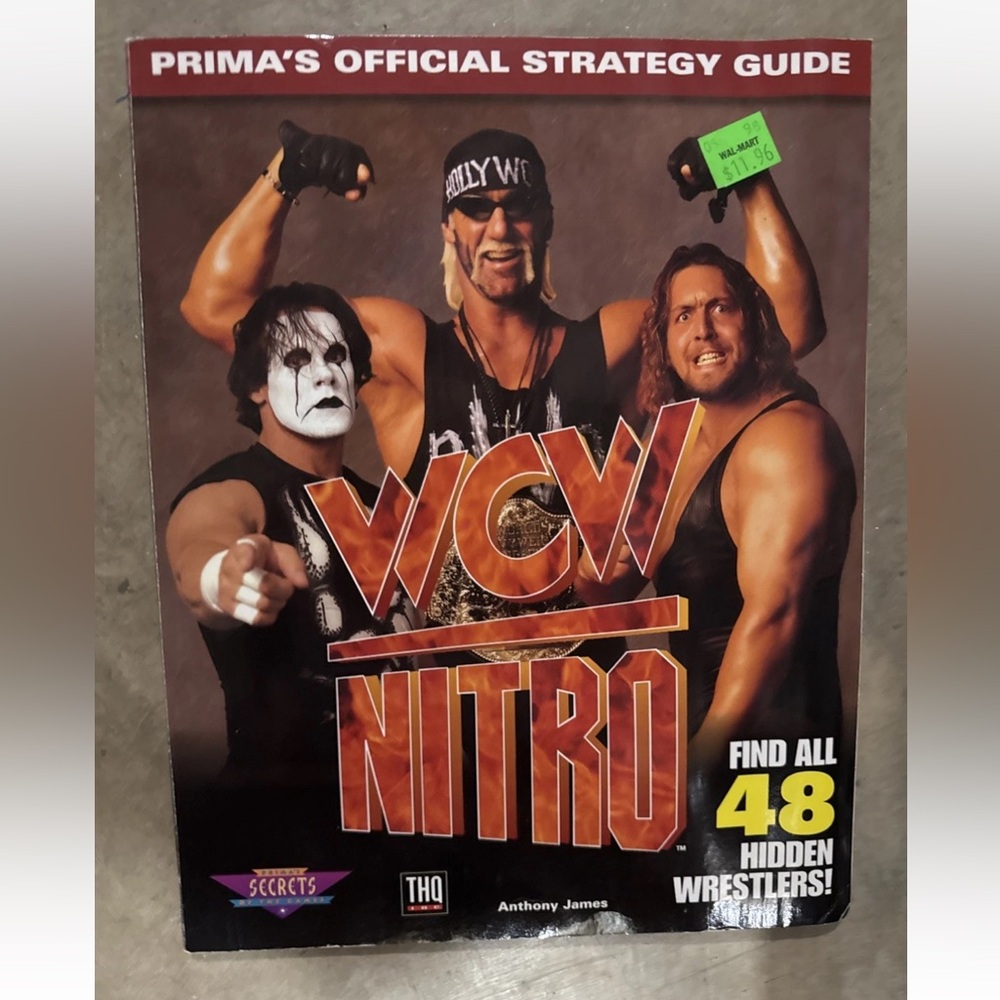 WCW Nitro : The Official Strategy Guide by Anthony James (1998, Trade Paperback)